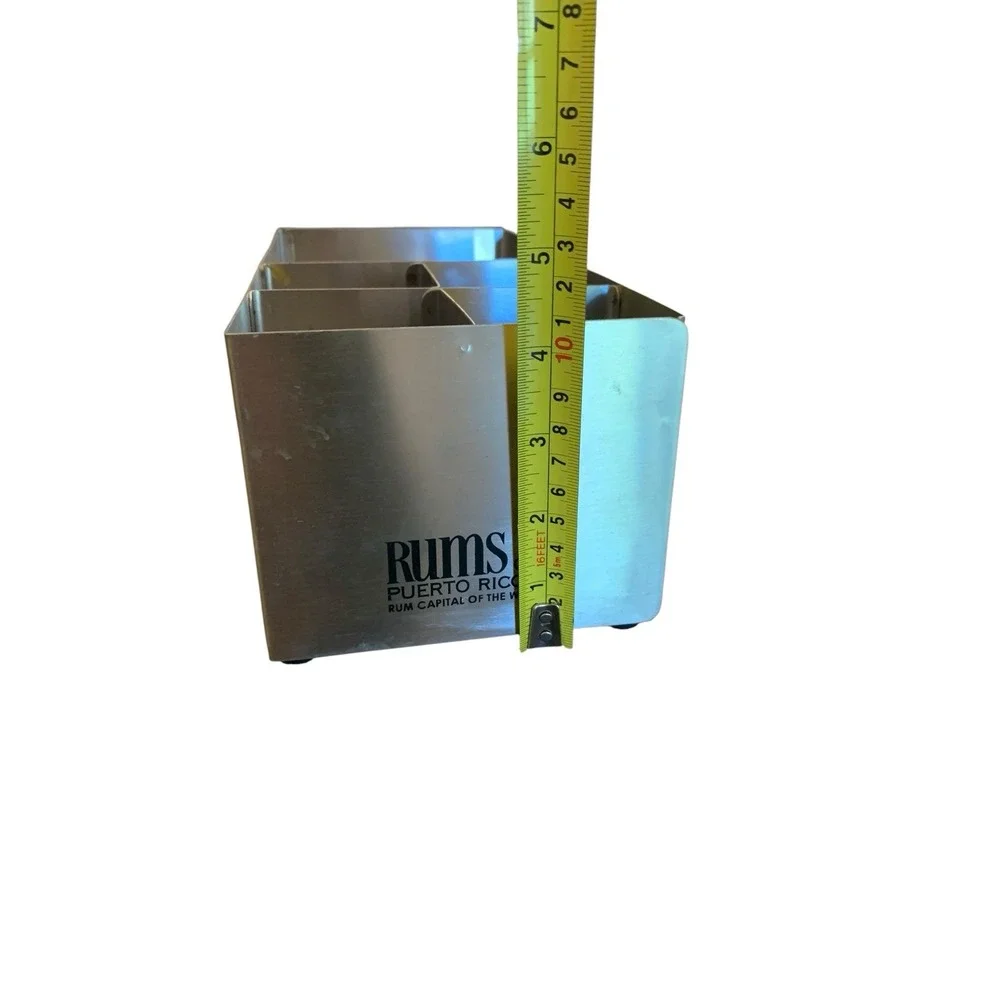 Don Q Rum Bar Napkin Holder Bar Caddy Promo Mancave Rums of Puerto Rico Blue